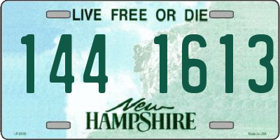 NH license plate 1441613