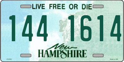 NH license plate 1441614