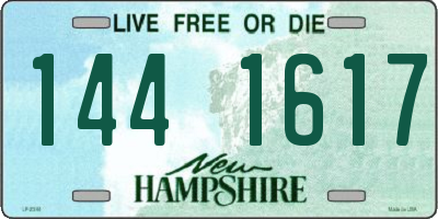 NH license plate 1441617