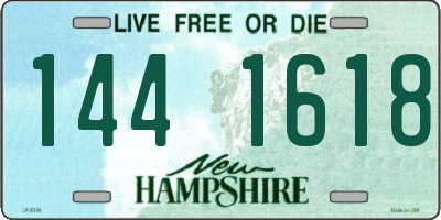 NH license plate 1441618