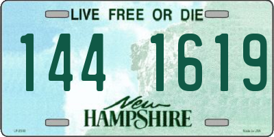 NH license plate 1441619