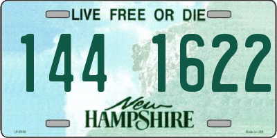 NH license plate 1441622