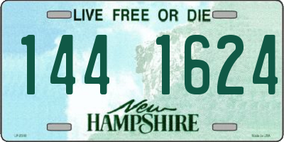NH license plate 1441624