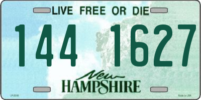 NH license plate 1441627