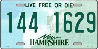NH license plate 1441629