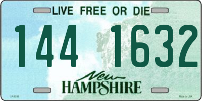 NH license plate 1441632
