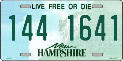 NH license plate 1441641
