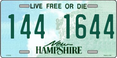 NH license plate 1441644