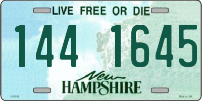 NH license plate 1441645