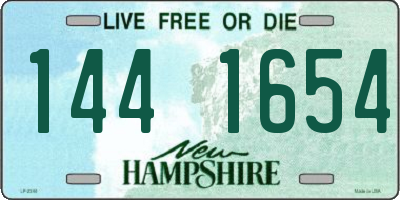 NH license plate 1441654