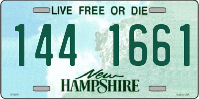 NH license plate 1441661