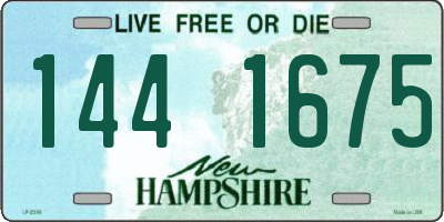 NH license plate 1441675
