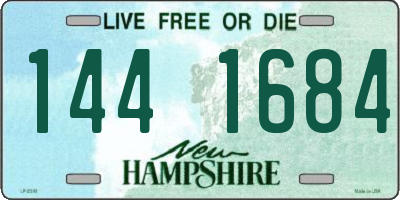 NH license plate 1441684