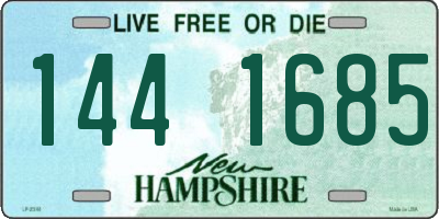 NH license plate 1441685