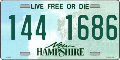 NH license plate 1441686