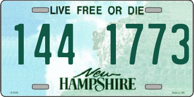 NH license plate 1441773