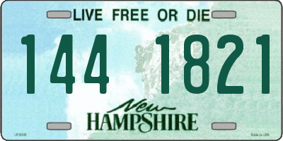 NH license plate 1441821
