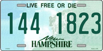 NH license plate 1441823