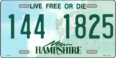 NH license plate 1441825