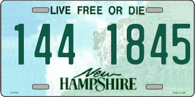 NH license plate 1441845