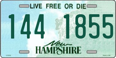 NH license plate 1441855
