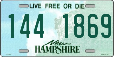 NH license plate 1441869