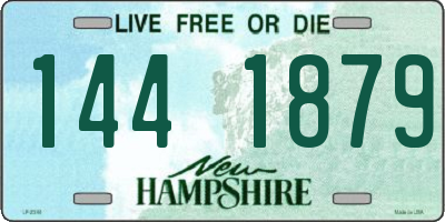 NH license plate 1441879