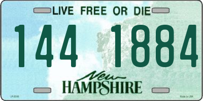 NH license plate 1441884
