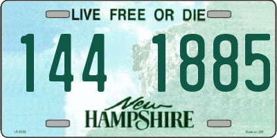 NH license plate 1441885