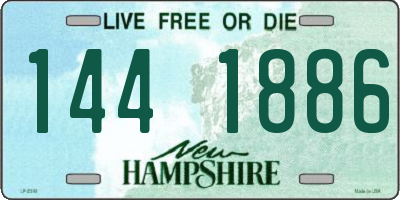 NH license plate 1441886