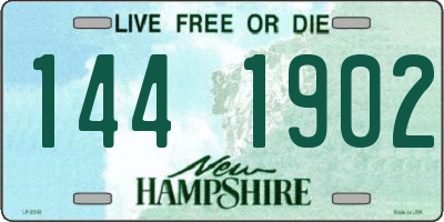 NH license plate 1441902