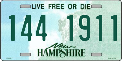 NH license plate 1441911