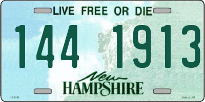 NH license plate 1441913