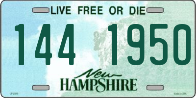 NH license plate 1441950