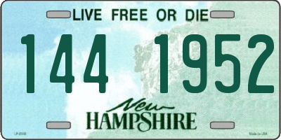 NH license plate 1441952