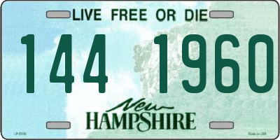 NH license plate 1441960