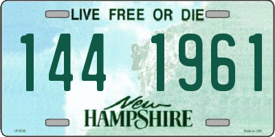 NH license plate 1441961