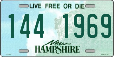 NH license plate 1441969