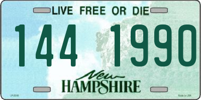 NH license plate 1441990