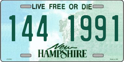 NH license plate 1441991
