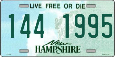 NH license plate 1441995