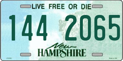 NH license plate 1442065