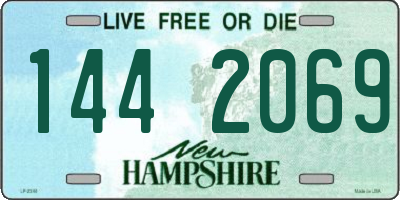 NH license plate 1442069