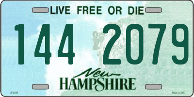NH license plate 1442079