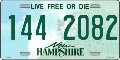 NH license plate 1442082
