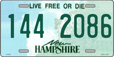 NH license plate 1442086