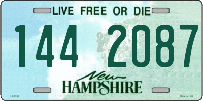 NH license plate 1442087