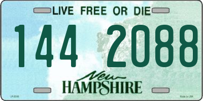 NH license plate 1442088