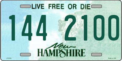 NH license plate 1442100