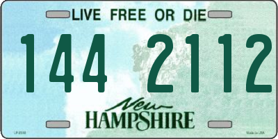 NH license plate 1442112